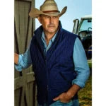 Yellowstone Kevin Costner Blue Vest