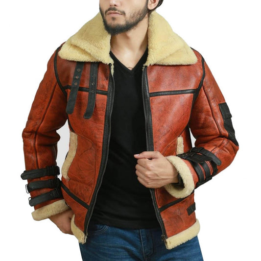 Maverick Shearling Aviator Jacket