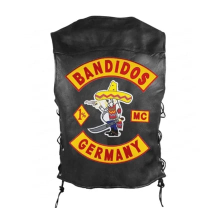Bandidos Biker Leather Vest