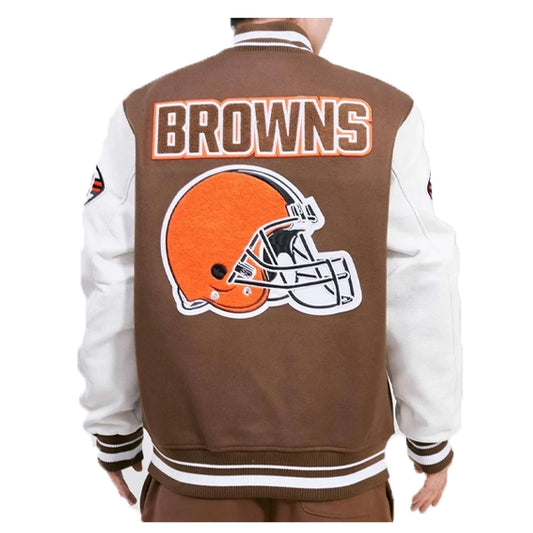 Cleveland Browns Mash Up Varsity Jacket