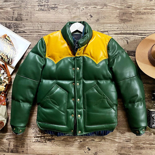 Sierra Retro Colorblock Down Jacket