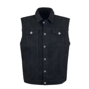 Fast X Vin Diesel Black Denim Vest