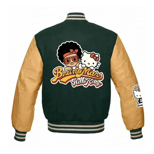 Hello Kitty Bruno Mars Varsity Jacket