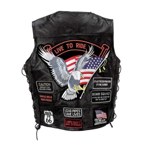 Live To Ride Motorcycle Vest