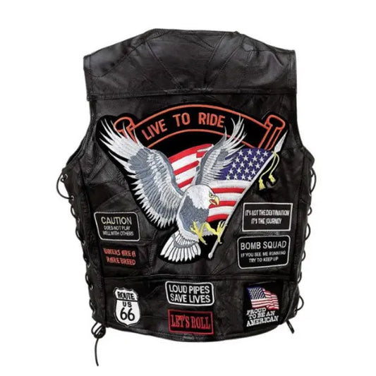 Live To Ride Motorcycle Vest