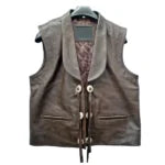 Lorne Greene Bonanza Leather Vest