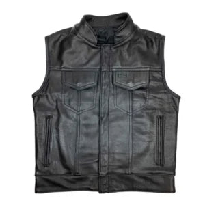 Men’s Outlaw Chicago MC Leather Vest