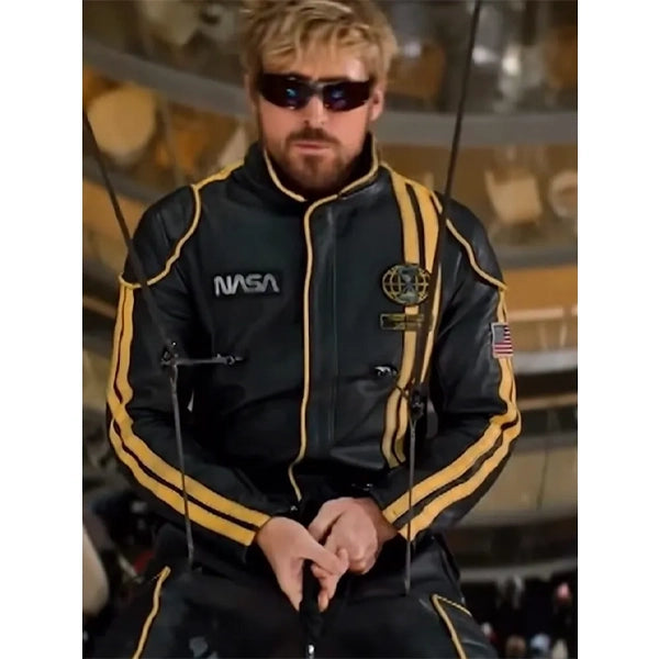Ryan Gosling The Fall Guy NASA Leather Jacket