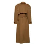 Selena Gomez Brown Trench Coat