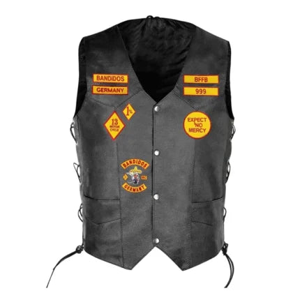 Bandidos Biker Leather Vest