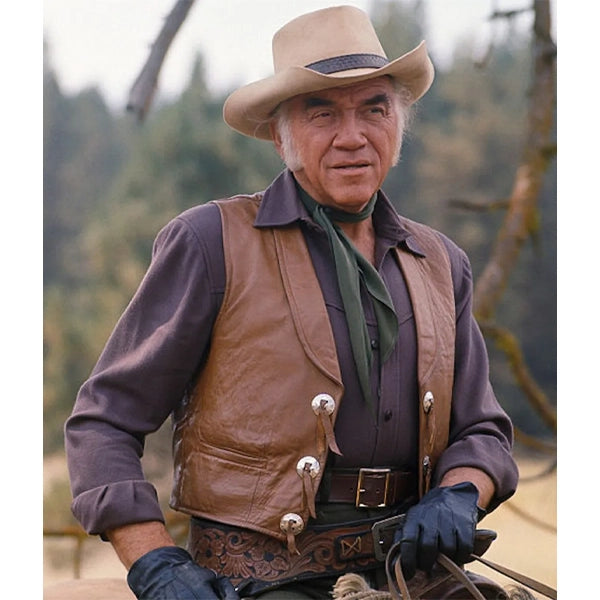 Lorne Greene Bonanza Leather Vest